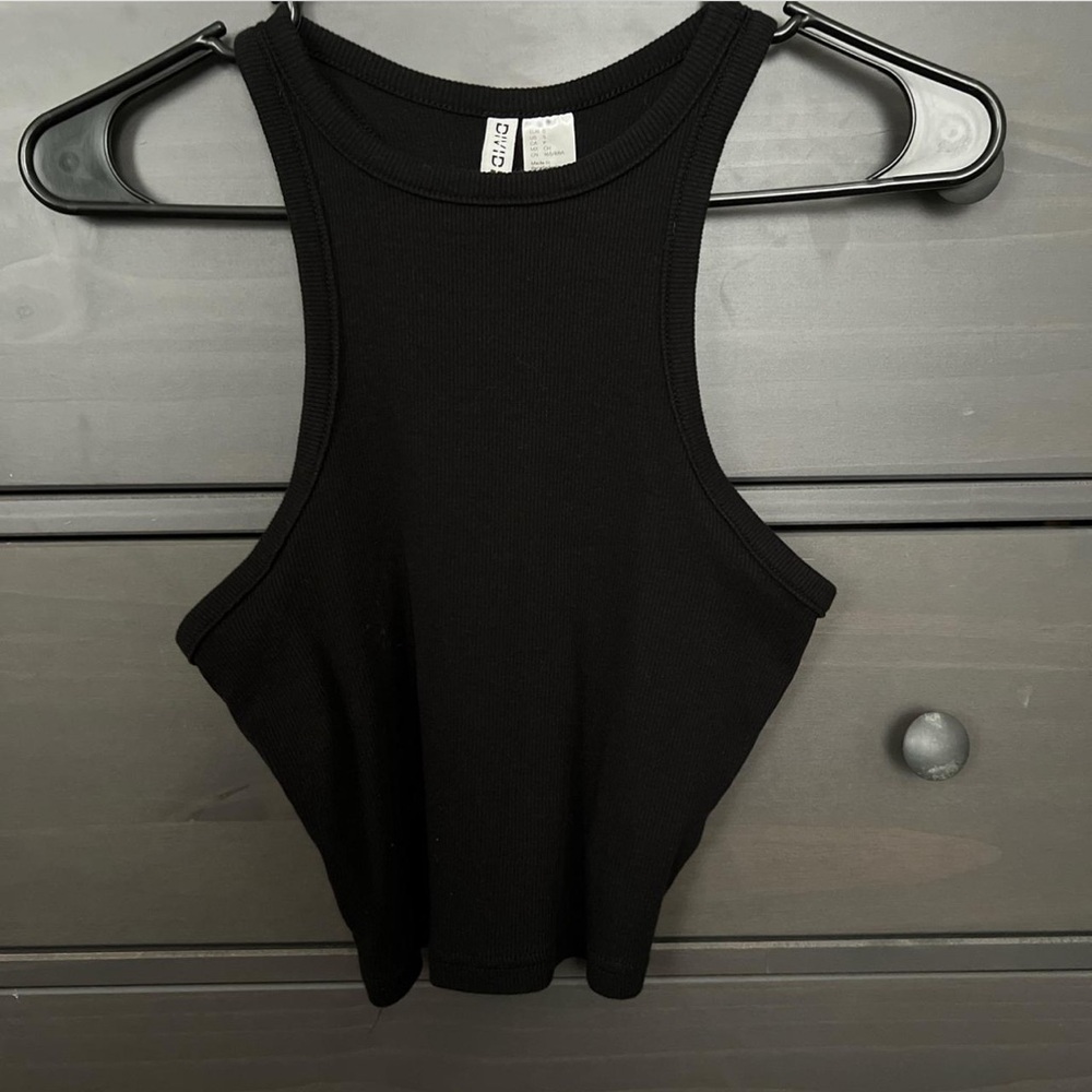 H&M Crop top black